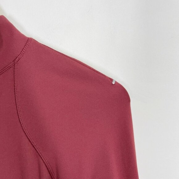 Lululemon Its Rulu Run Cropped Half-Zip Mulled Wine - Picture 10 of 13